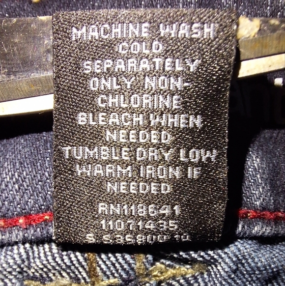 Lane Bryant Lightly Flared lightly distressed Denim Jeans in a size 18. Pre-love - Picture 11 of 12